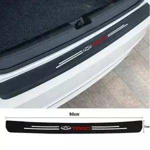 Chery Tiggo 2 3 4 5 6 7 8 3X 5X T 자동 트렁크 범퍼 가드 플레이트 스티커 용 자동차 뒷 방지 킥 보호