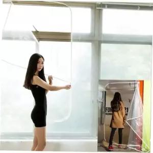 냄새없는 창문바람막이 베란다 방풍비닐커튼