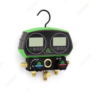 2밸브 디지털 매니폴드 게이지 ST-B268D 냉동 HVAC 세트 도구 R22 R32 R600 R410A R134A 감지 정확도:±0.5