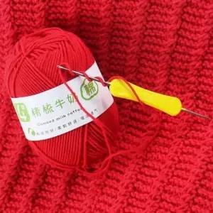 Osell 100g 부드러운실 소품용 뜨개실 면사 인형실 코바늘실 털실 손뜨개 코바늘