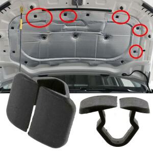 후드 절연 패드 리테이너 클립 Vw Golf Passat Touran audi호환 Skoda Octavia kodiiq Fabia Superb Rapid