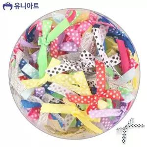 리본 1통 5000 혼합 꼬마리본 미니 땡땡이