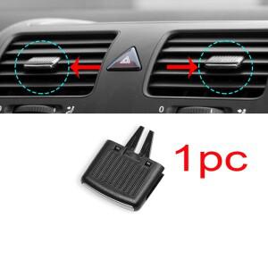 1X 대시 AC 공기 배출구 그릴 조정 슬라이드 클립 선택 VW 골프 5 GTI Jetta A5 MK5 GLI Rabbit Sagitar 20