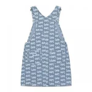 LEE KIDS 리로고 프린트 데님 멜빵치마 LK2501OR71DE 262372