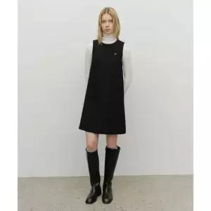 마리떼 프랑소와 저버 MARITH  + FRAN OIS GIRBAUD W TWEED S리 LEEVELESS DRESS black 290015