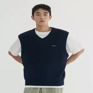 커버낫 CO2503KT05DB 숄더백 청바지 니트 베스트 Dark Blue 5320708