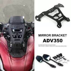 혼다 호환 ADV350 adv350 Adv350 ADV 350 2024 바이크 오토바이 백미러 후면보기 블랙 사이드 미러 브래킷