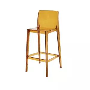 투명홈바의자 바의자 홈카페 체어 다이닝 스툴 스탠드 북유럽 바텐 등받이 청록색65cm