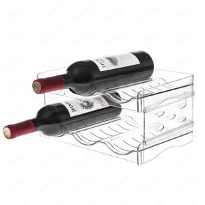 YENXIKU 조리대 물병 6병 정리함 내부 보관 저장실용 플라스틱 홀더 냉장고