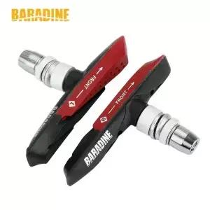 Baradine 959V 73mm MTB V브레이크 패드 기계식 선형 풀 이중 복합 자전거 블록 전천후 사용