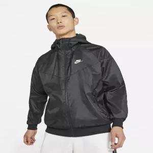 NIKE 나이키 스포츠웨어 윈드러너 후드 재킷 M 블랙 화이트 DA0002-010