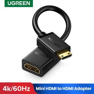 Ugreen 미니 소형 HDMI 어댑터  to 케이블 라즈베리 파이호환 제로W 캠코더 노트북 호환  4K