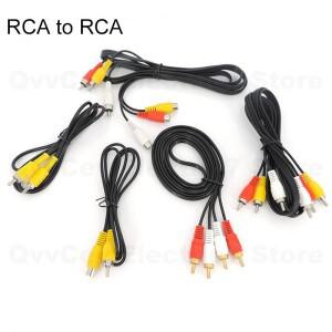오디오 케이블 남성 2 3 RCA 여성 잭 플러그 스테레오 소켓 AV 어댑터 커넥터 코드 미디어 플레이어 A7