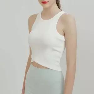[무료배송] 여성용 브라 패드 내장 요가 탑 티셔츠 민소매 운동티셔츠 헬스 러닝셔츠