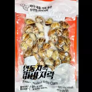 자숙피바지락 (냉동 500g) X20 업소용상품 칼국수집 백합조개