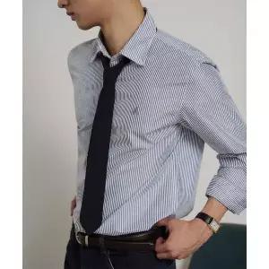 매장정품 빈폴 BEANPOLE MEN 플레인 스트라이프 셔츠 애쉬 BC6264E034 282227