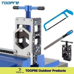 TOOPRE 자전거 포크 컷오프 튜브 홀더 로드 바이크 카본 파이버 툴 시트포스트 절단 톱 보우 수리 도구