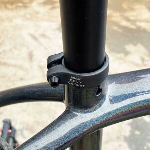 엘리타원 카본 시트포스트 클램프 31.8/34.9mm 9g 자전거 MTB 로드 바이크 부품
