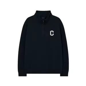 매장정품 COVERNAT 커버낫 C 로고 하프집업 맨투맨 네이비 CO2601CR22NA 1826559