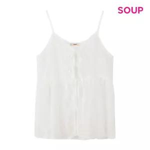 [백화점 정품] 숲 펀칭 패턴 뷔스티에 블라우스 S64SS02