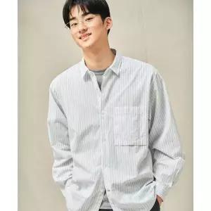 매장정품 빈폴 BEANPOLE MEN 시어서커 핀 스트라이프 셔츠 화이트 (BC5364C201) BC5364C201 282336