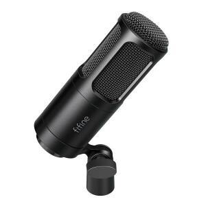 FIFINE XLR 다이나믹 마이크 카디오이드 패턴의 보컬 팟캐스트 스트리밍/더빙/ 녹화용 금속 K669D