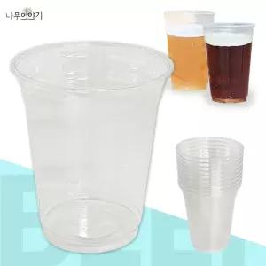 영스타 맥주 주스컵10p 410ml 일회용 투명컵 아이스컵 14oz투명컵 14oz 투명컵