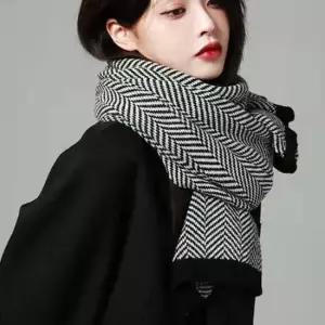 여성 빗살 머플러 여친 크리스마스 선물 정장 목도리 머플러