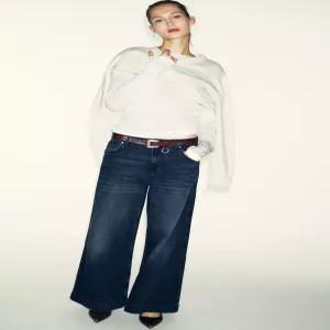 zara 자라 JEANS Z1975 LOOSE WIDE LEG 하이웨이스트 - 블루6147/196/407118988