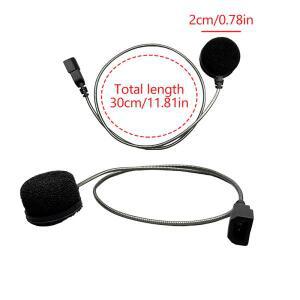 Cardo Freecom/Spirit 오토바이 헬멧 용 1PC 블루투스 인터콤 소프트 와이어 마이크 하드  3.5mm 스피커