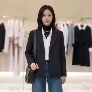 [백화점 정품] 숲 베이직 크롭 자켓 SC4JK35