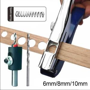 엣지 밴딩 펀칭 펜치 8MM 10MM 마스킹 카운터 싱크 드릴 비트 나사 조정 구멍 모자 목공 도구