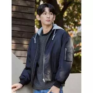 탑텐 남성 후드 MA-1 점퍼_MSG1JP1006 MSG1JP1006