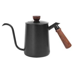 커피주전자 홈카페 핸드 세라믹 스마트피쉬 드립포트 250ML 싱글볼 스틸컬러