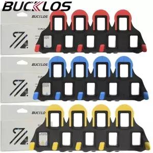 BUCKLOS 자전거 자동 페달 클릿 SPD SL 로드 바이크 SH 용 내구성 사이클링 신발 클립리스