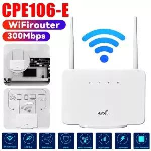무선 4G LTE 라우터 300Mbps CPE WiFi 모뎀 외부 안테나 네트워크 확장기 Sim 카드 슬롯이 있는 야외