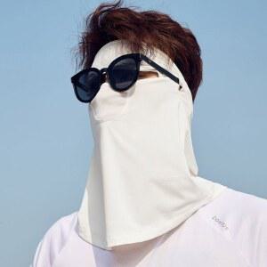안면 마스크화이트 이마 서리구름화이트 농업용 회색 넥타입 여름 회색 스카프 쿨마스크 B 하프 각반