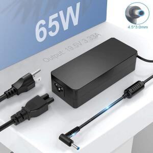 19.5V 65W 어댑터 충전기 전원 공급 장치  노트북 840 G3 Envy X360 크롬북 컴퓨터 스트림 파빌리온 프로