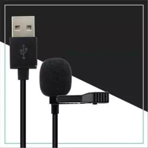 Mic USB 핀마이크 클립형 소형 1.5M