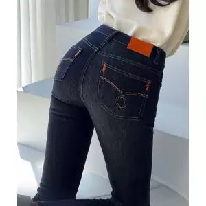 매장정품 프렌치시크 FRENCHCHIC 이염방지ver써클엠보자수 생지데님부츠컷팬츠_33DP1790 508403 191343