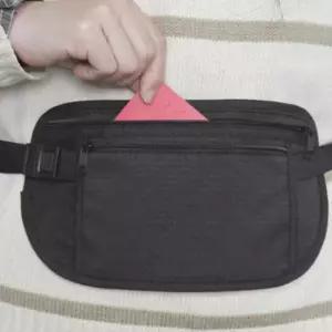 유럽 여행 필수품 도난방지 힙색 복대 크로스 슬링백 얇아서 편한 착용감 도난방지힙색