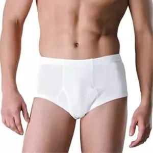 [라일리의류] Rly 남성 삼각팬티 백색 순면 심플 베이직 쾌적