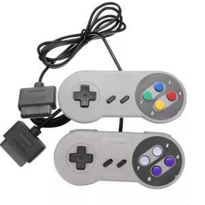 SNES 16 비트  게임 콘솔 핸들 컨트롤러 조이스틱 액세서리용 교체 패드