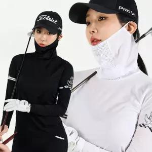 투빅토리 악어소매마스크 일체형 티셔츠 냉감 골프이너