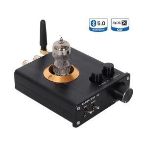 PJ.MIAOLAI A8 블루투스 5.0 6N3 튜브 프리앰프 하이파이 스테레오  빌 DAC 디코더 AUX USB 플레이어 TF 카