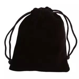 벨벳 조리개 파우치 블랙 미니 주머니 10x12cm 스트링파우치 벨벳파우치 미니파우치