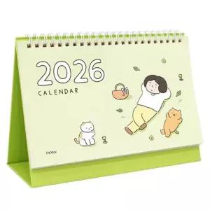 2026 탁상달력 데스크캘린더 인디고 캘린더 책상달력 탁상달력