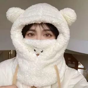 곰돌이 바라클라바 뽀글이 넥워머 방한후드 바라클라바 스포츠넥워머 매쉬바라클라바