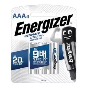 오피스디포 에너자이저 얼티메이트 리튬 건전지 AAA4