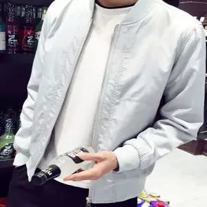 남자 캐주얼 모던 깔끔한 블루종 봄 가을 항공점퍼